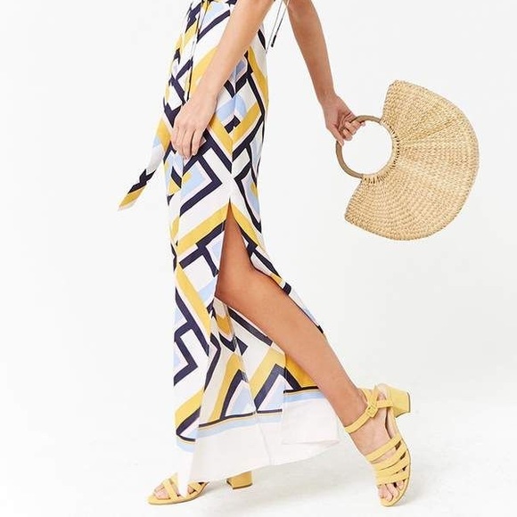 Forever 21 Abstract Chevron Jumpsuit S - Picture 4 of 5